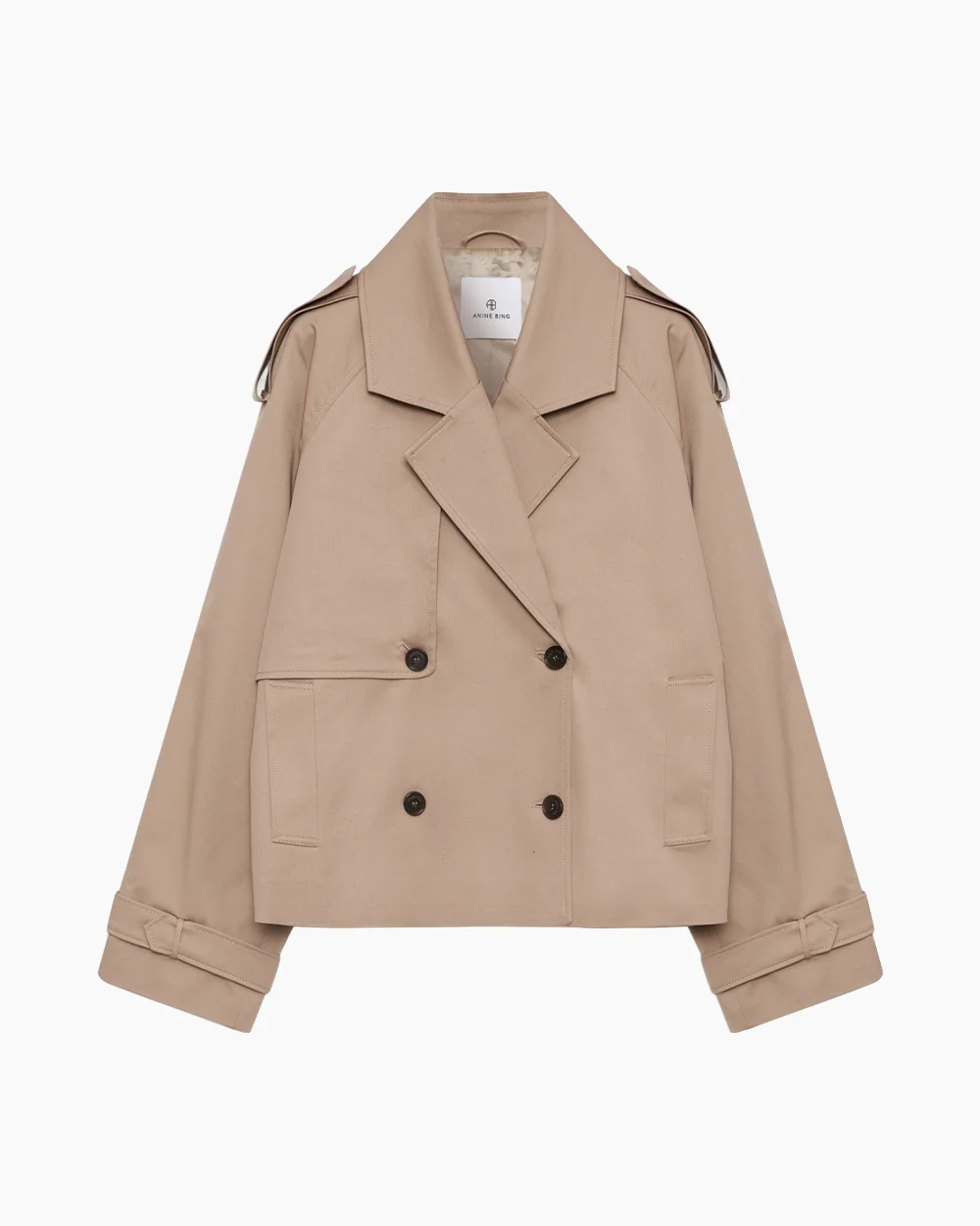 RICKIE CROPPED TRENCH / BEIGE - Image 3