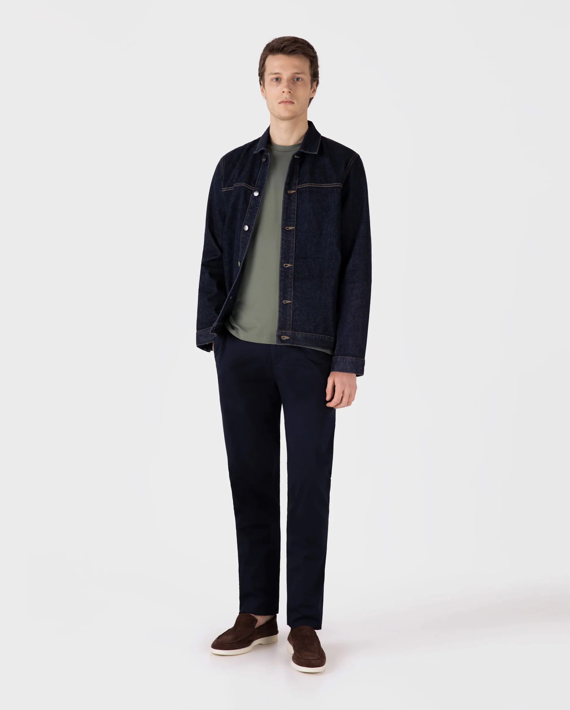 RIVIERA MIDWEIGHT T-SHIRT / DUSK GREEN - Image 2