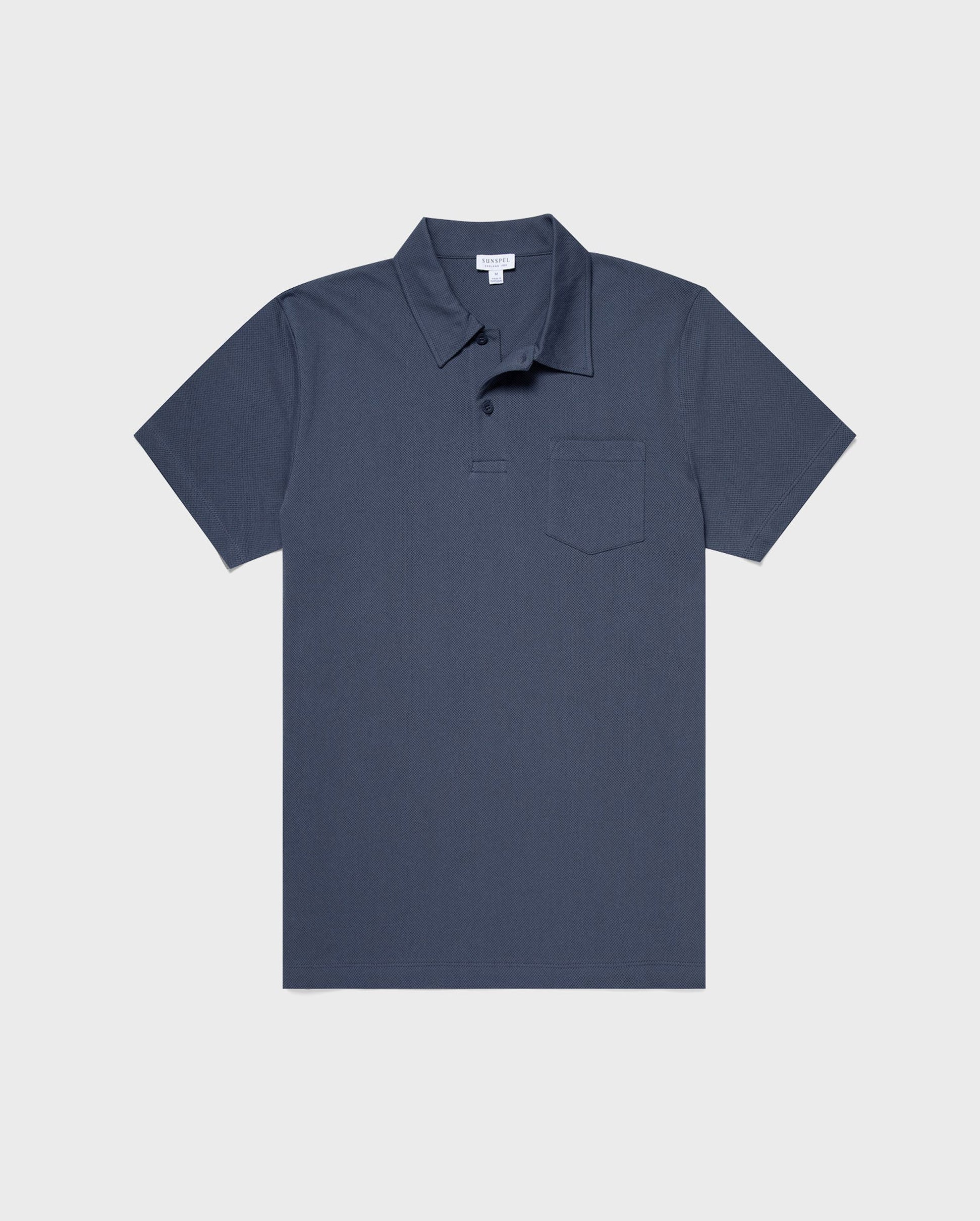 RIVIERA POLO SHIRT / BLUE SLATE - Image 5