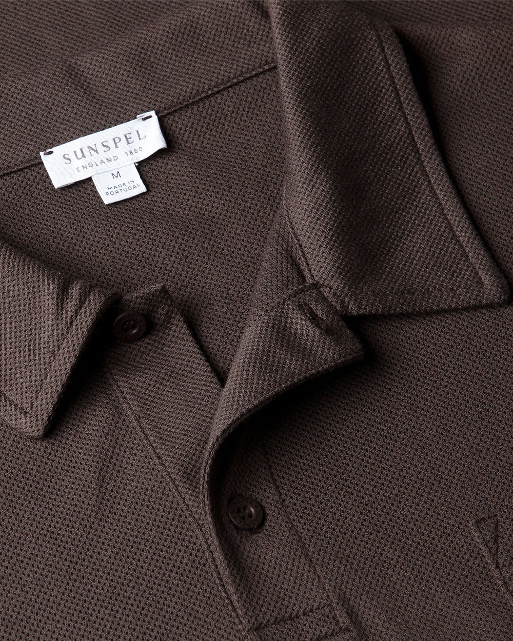 RIVIERA POLO SHIRT / DARK CHOCOLATE - Image 4