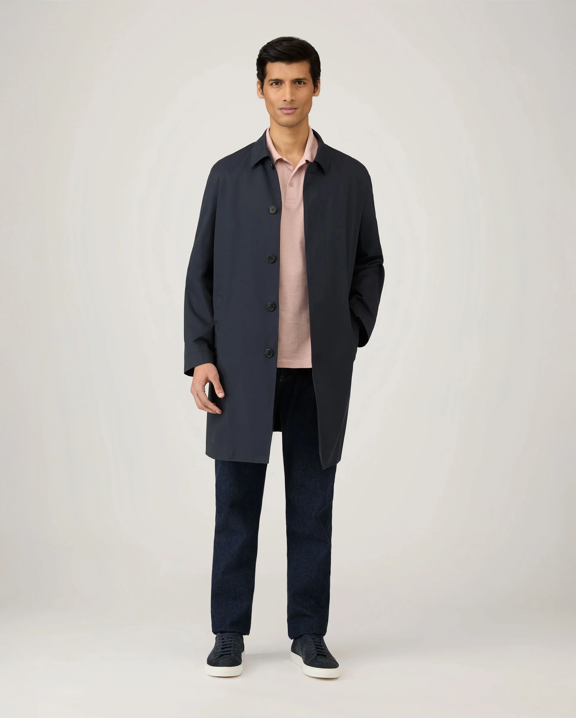RIVIERA POLO SHIRT / PALE PINK - Image 2