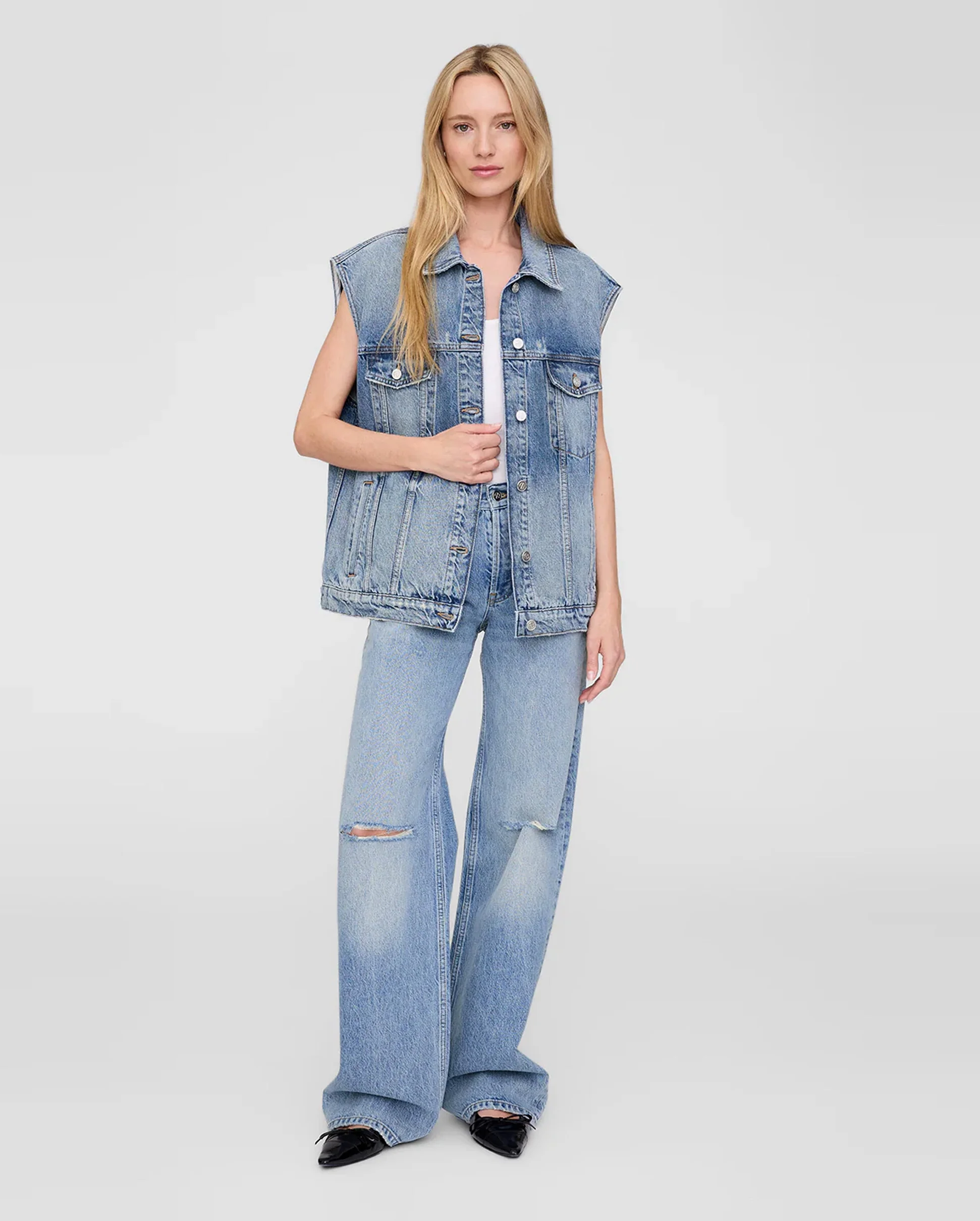 RORY VEST / SUMMER INDIGO - Image 3