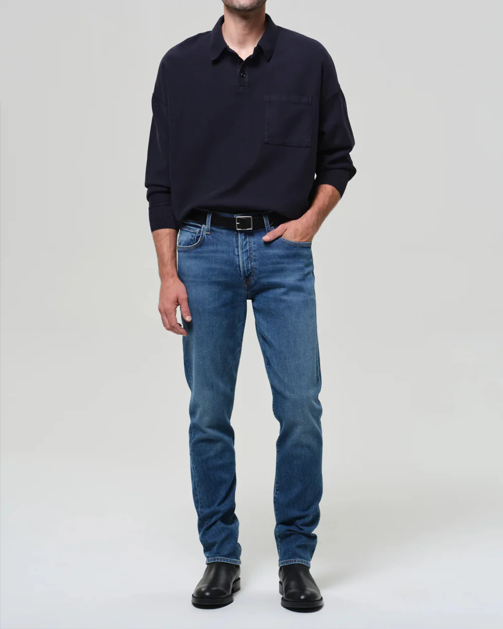 RUGBY POLO / NAVY - Image 5