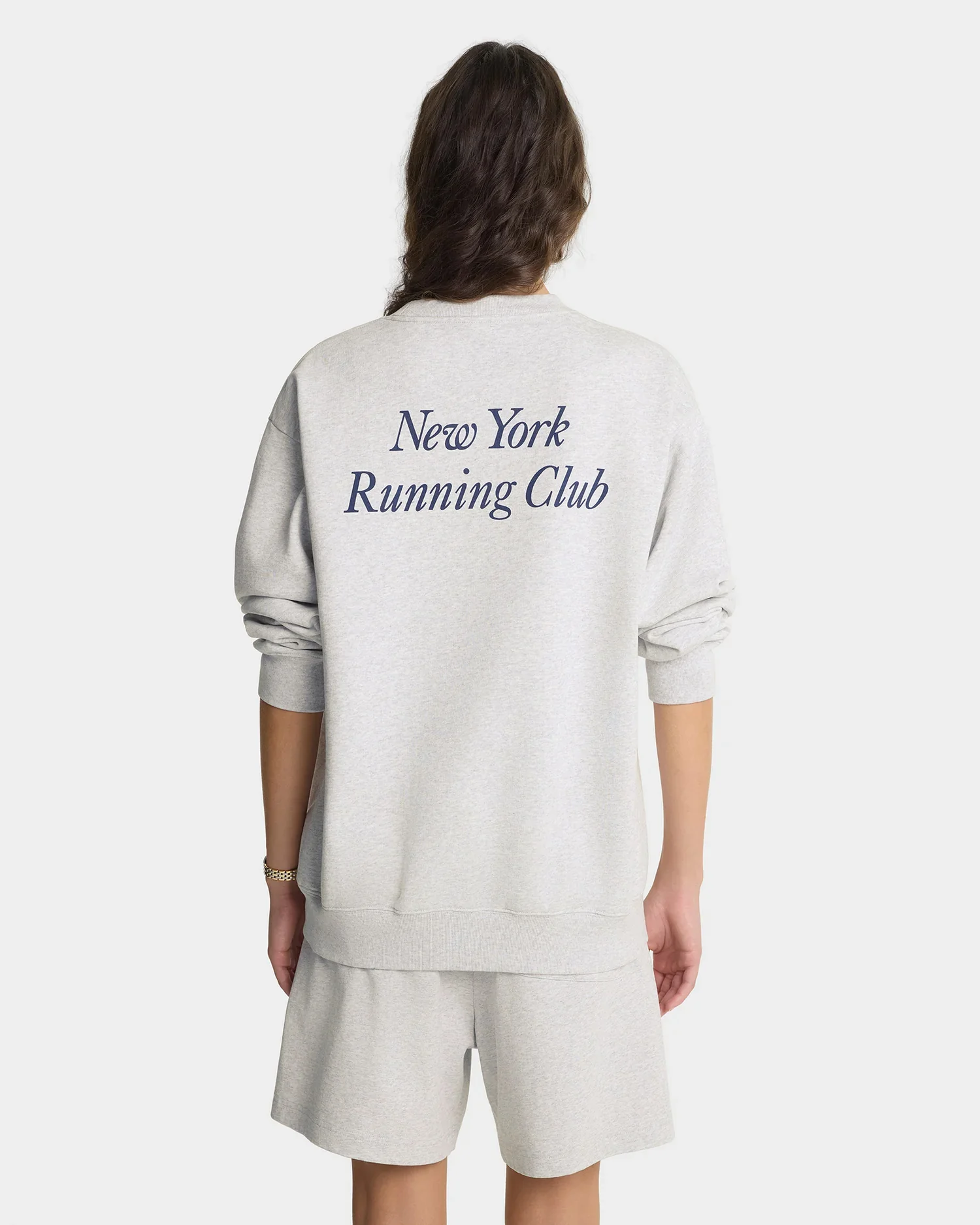 RUN CLUB CREWNECK / HEATHER GRAY - Image 3