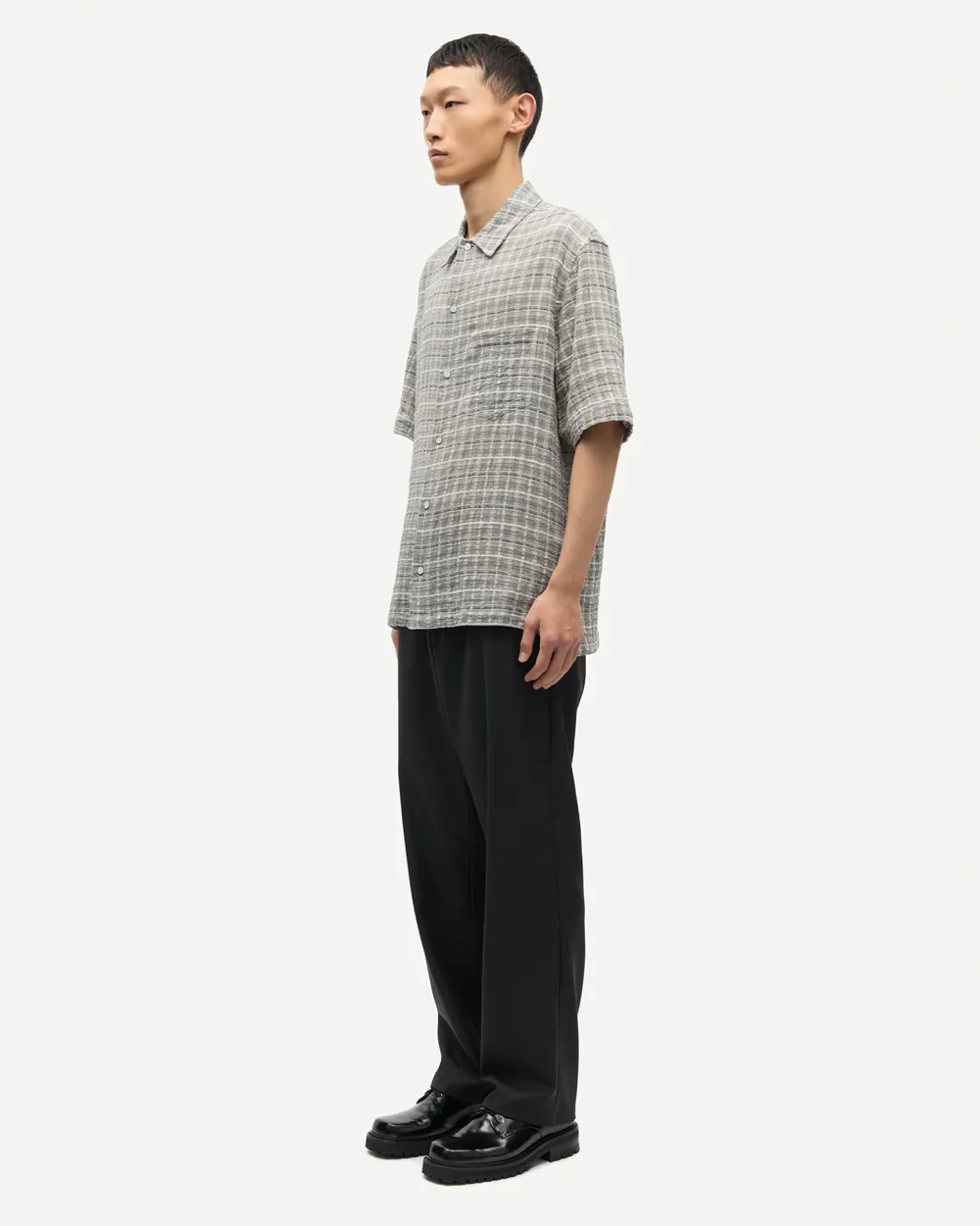 SAAYO P SHIRT 15970 / BLACK CH. - Image 4