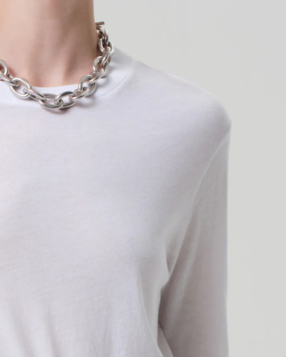 SABINE CROPPED LONG SLEEVE / WHITE - Image 5