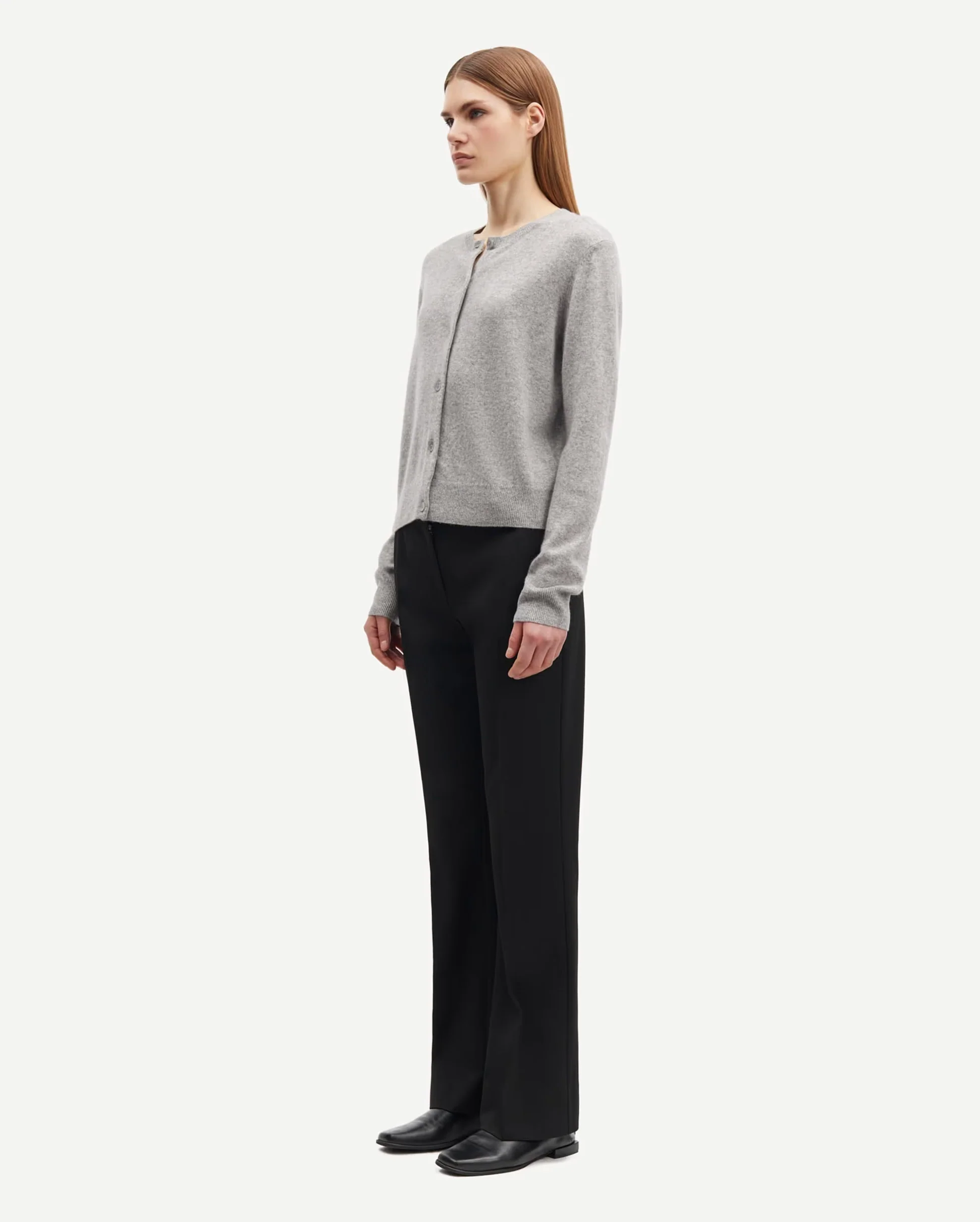 SABOSTON CARDIGAN 6304 / GREY MEL. - Image 2