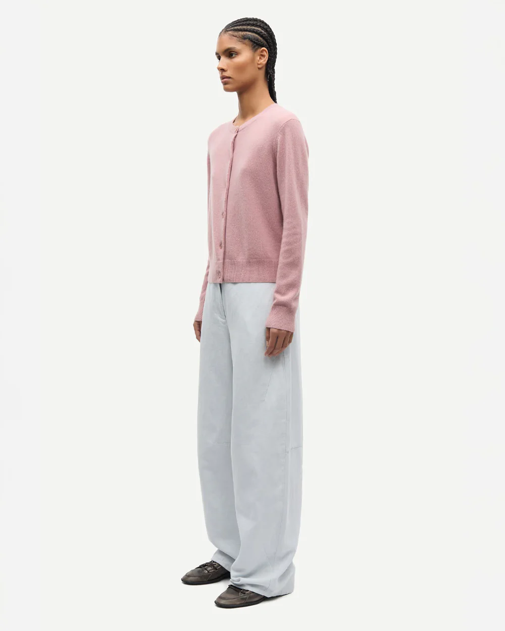 SABOSTON CARDIGAN 6304 / ORCHID HAZE MEL. - Image 3
