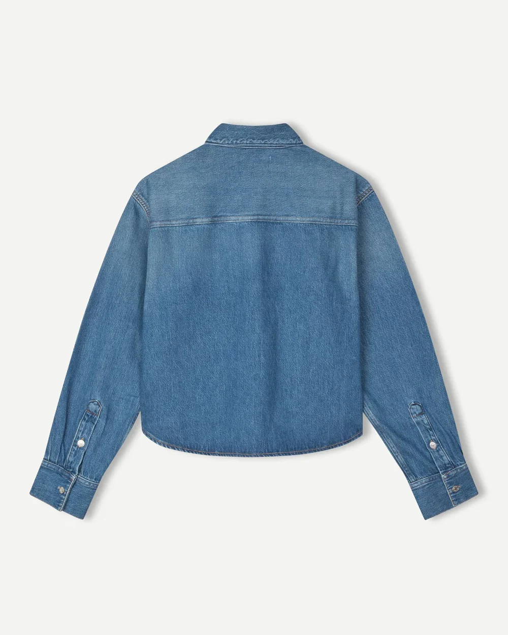 SACELIA SHIRT 15893 / FLUID DENIM - Image 7