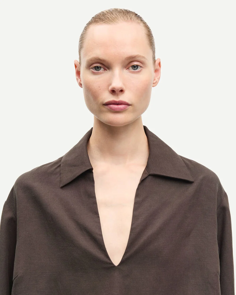 SADAPHNE SHIRT 15262 / MULCH - Image 2