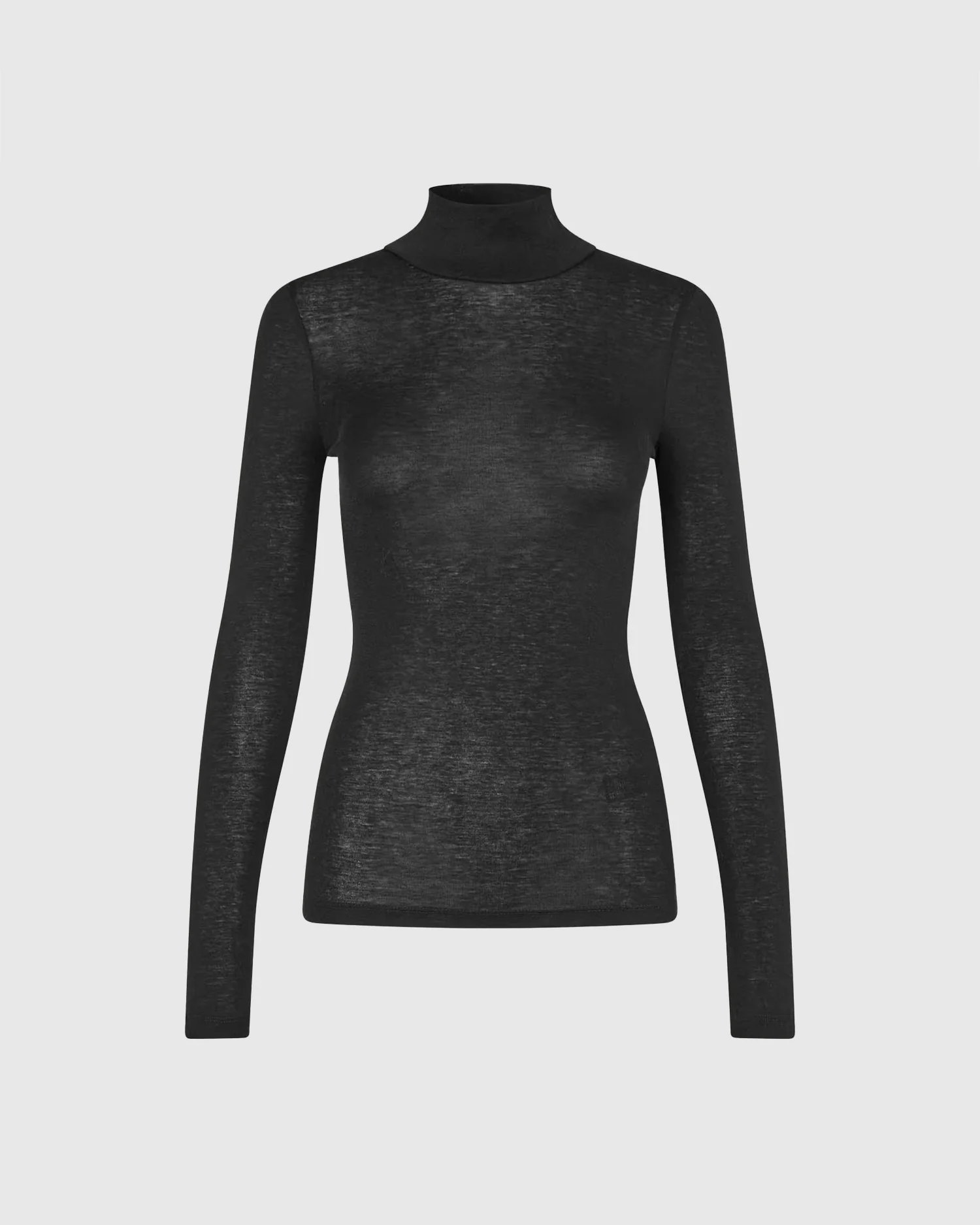 SADOU T-N T-SHIRT LS 15499 / BLACK - Image 4