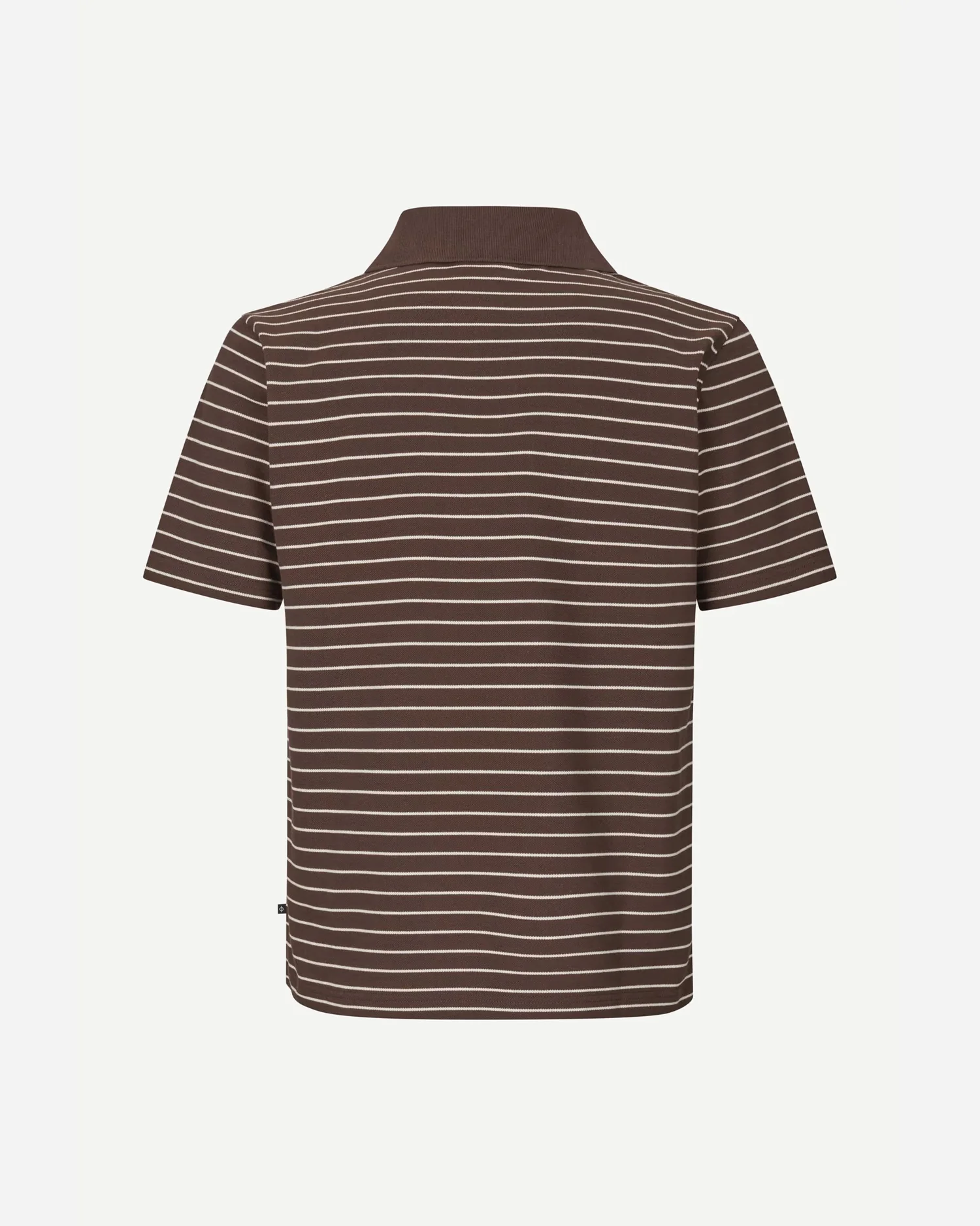 SAMAC V-NECK POLO 15888 / COFFEE BROWN ST. - Image 6