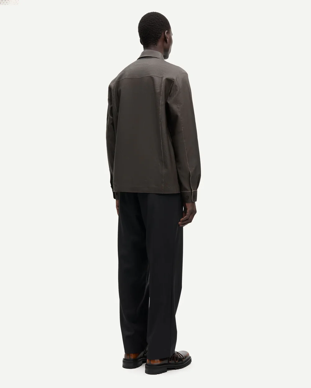 SANOAH FLEX TROUSERS 15969 / BLACK MEL. - Image 6