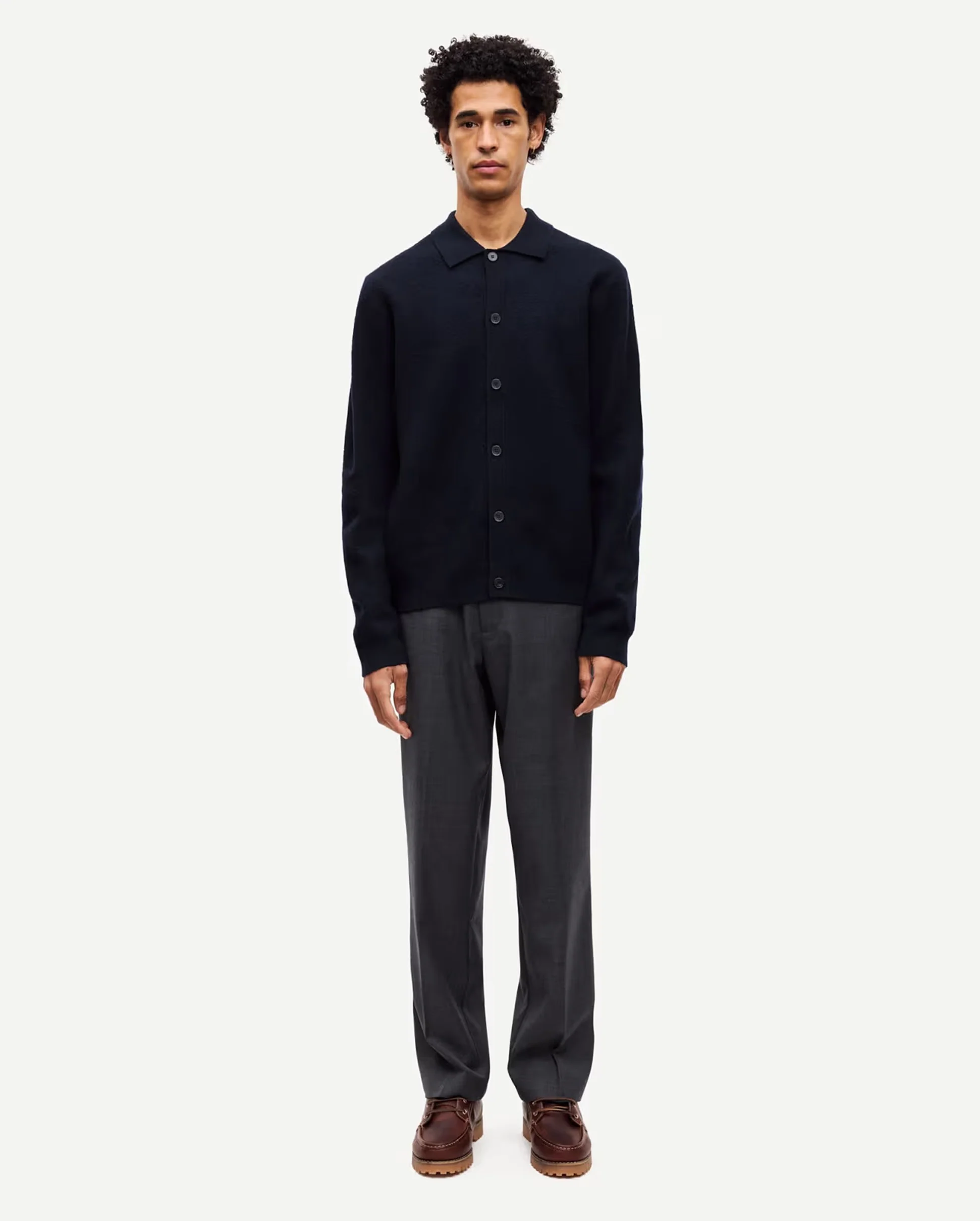 SANOAH TROUSERS 15350 / DARK GREY MEL. - Image 2