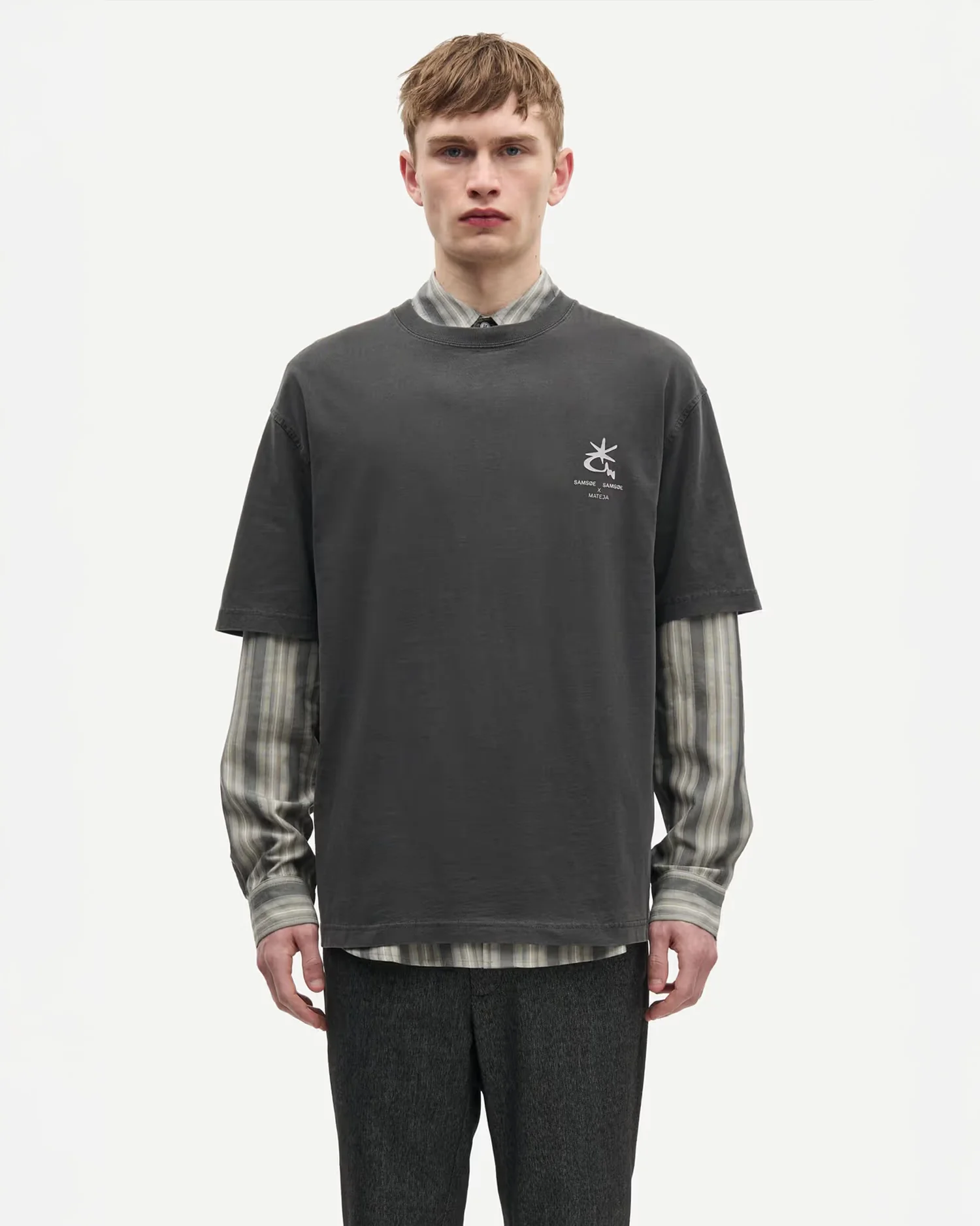 SARAGNAR T-SHIRT 15489 / BLACK SUNSET