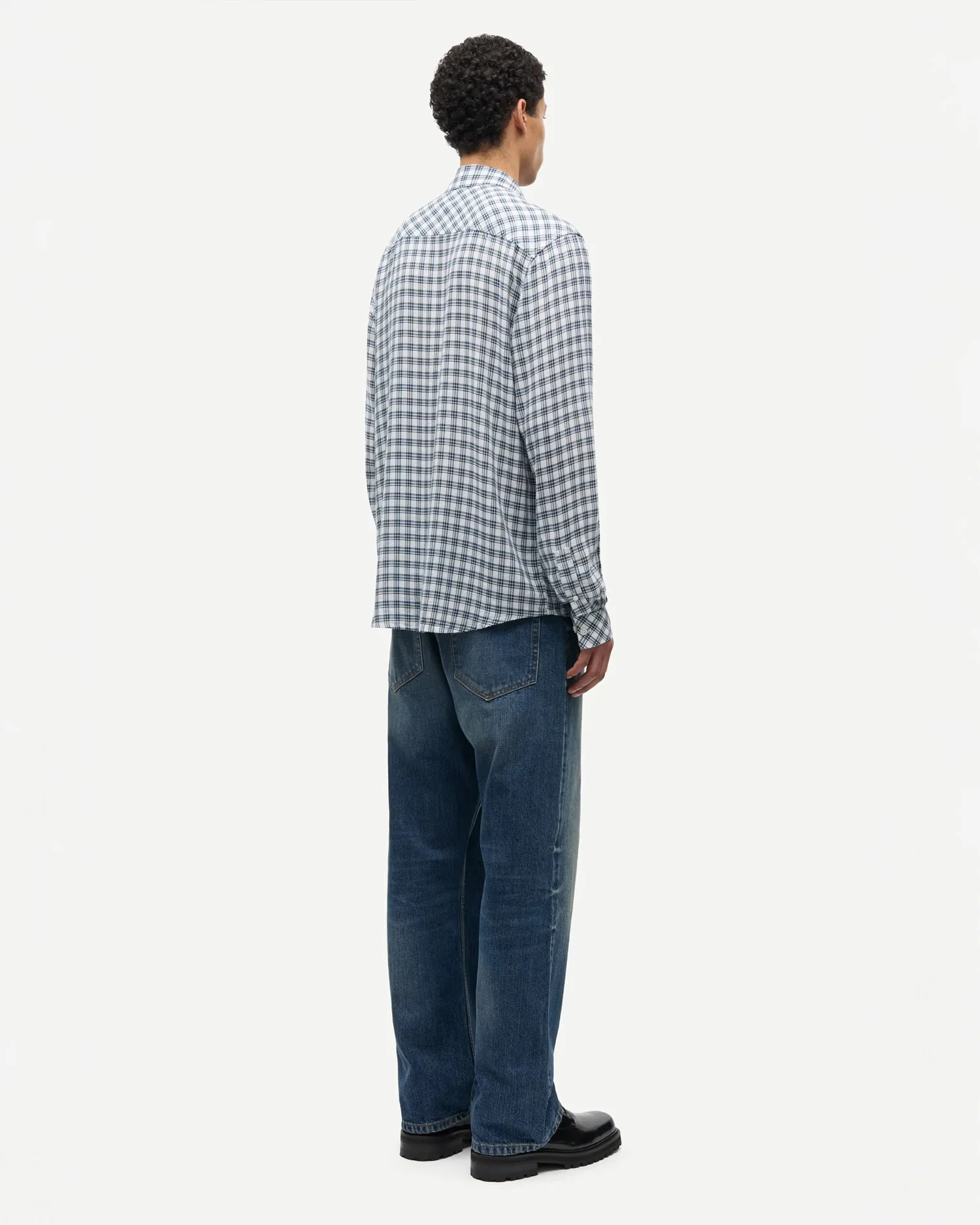 SARYAN J SHIRT 15566 / BLUE CH. - Image 5