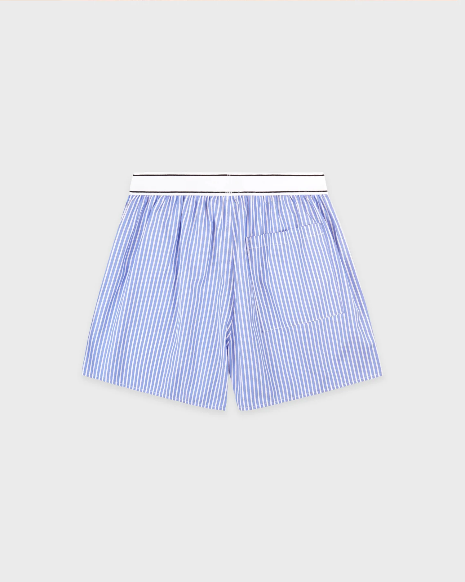 SERIF LOGO BOXER / NAVY STRIPE - Image 6