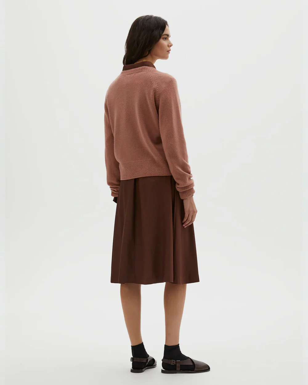 SHORT CLASSIC CREW NECK / ROSE - Image 3