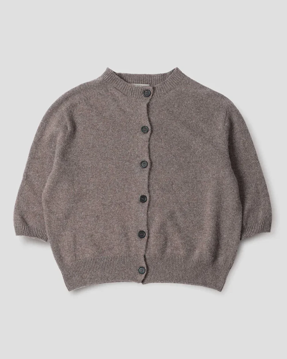 SHORT SLEEVE CARDIGAN / ELK - Image 4