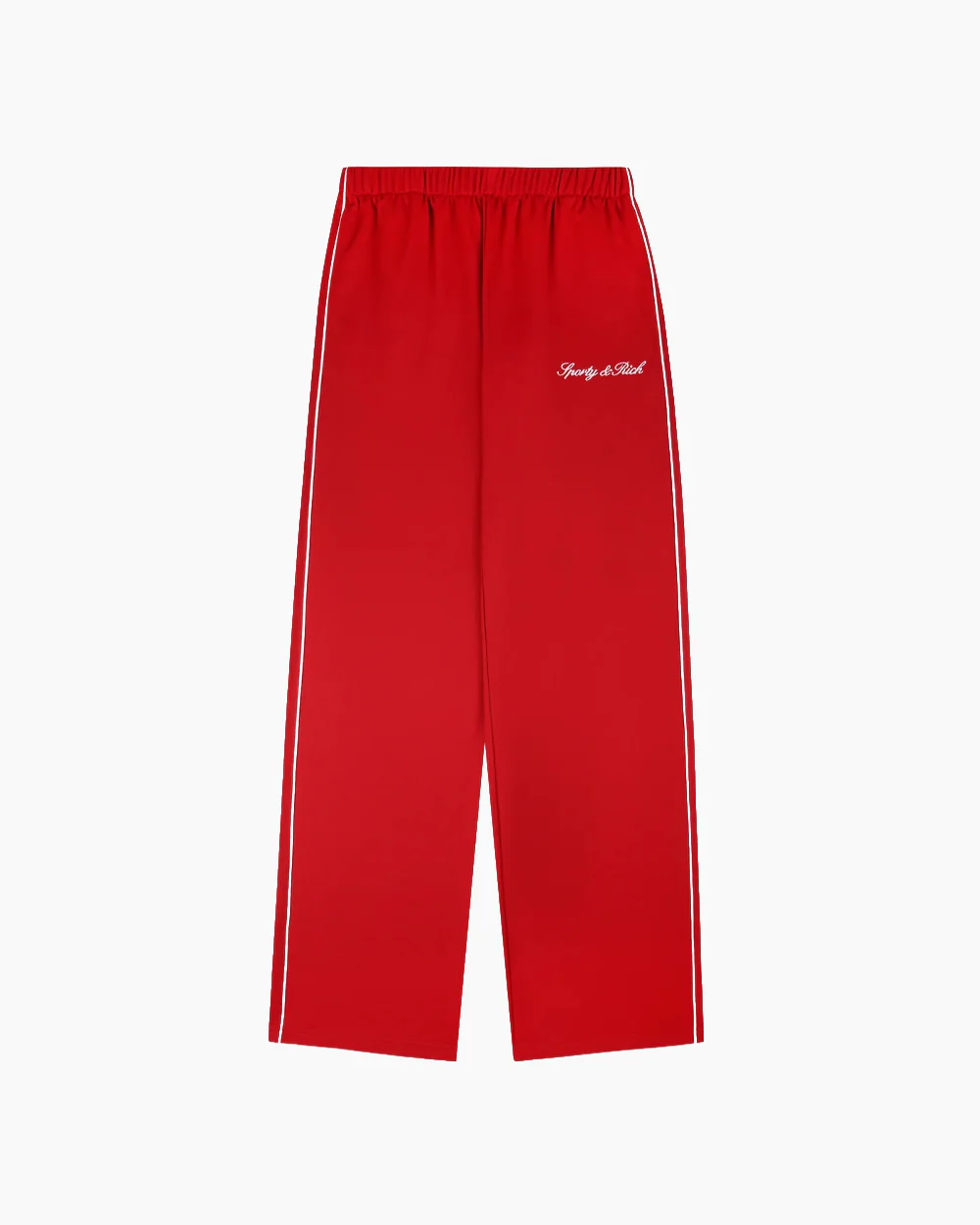 SIGNATURE LOGO RETRO TRACK PANT / RUBY/WHITE - Image 3