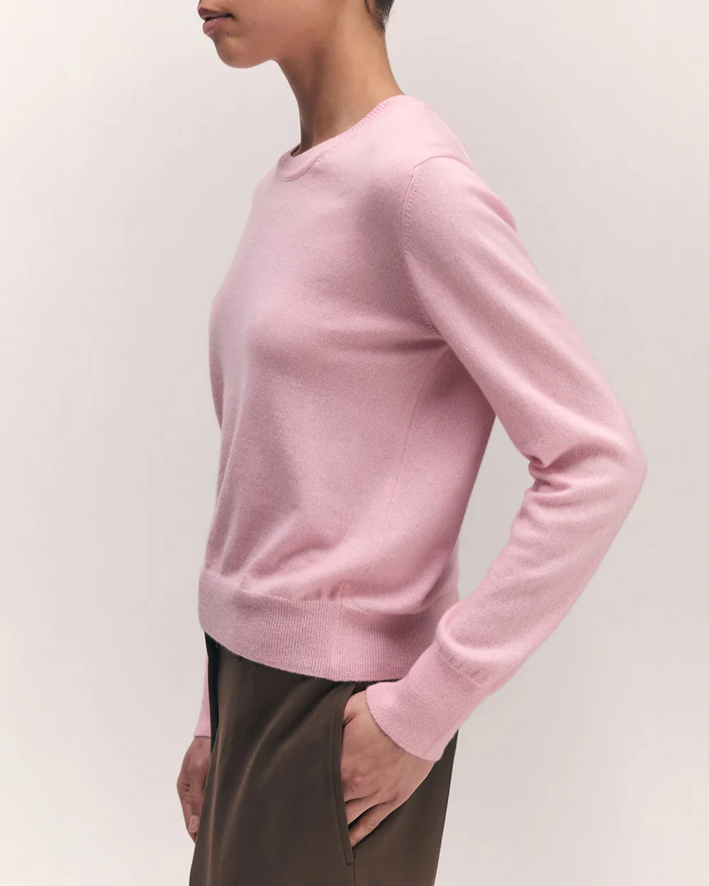 SKYE CASHMERE CREWNECK/ PALE PINK - Image 4