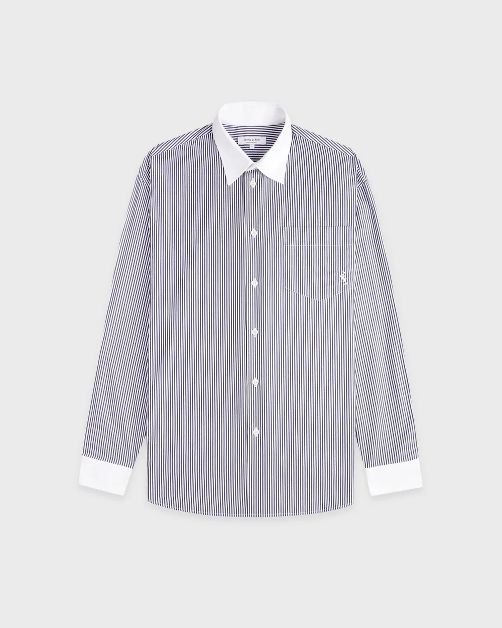 SRC OVERSIZED SHIRT / NAVY STRIPE - Image 4