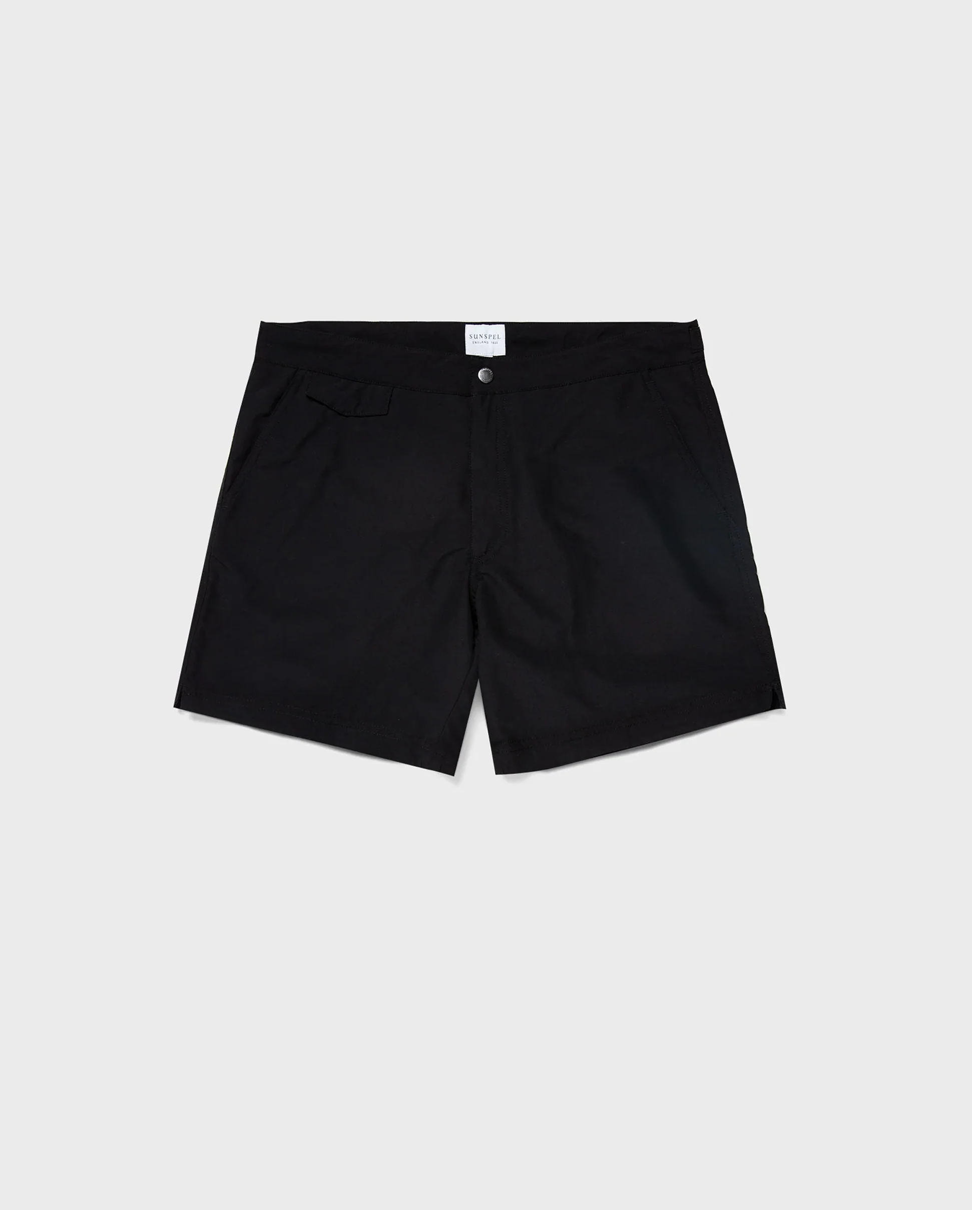 TAILORED SWIM SHORTS / BLACK - Image 5