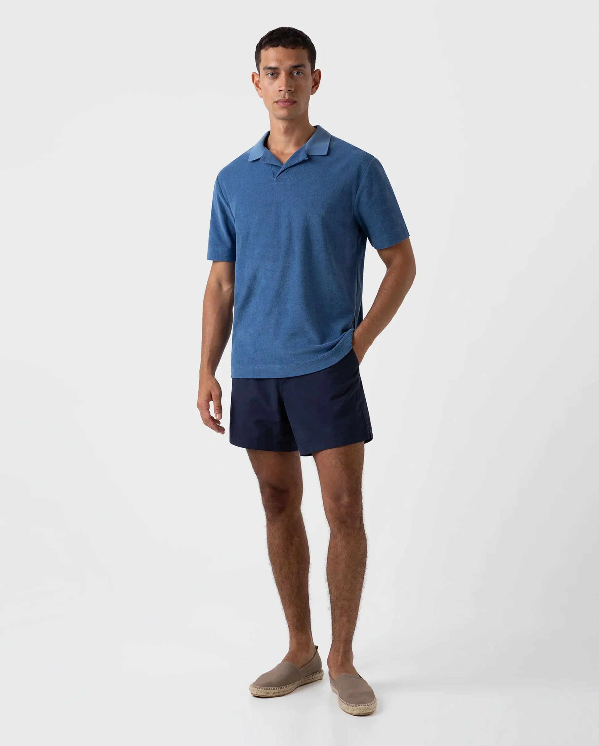 TAILORED SWIM SHORTS / NAVY - Image 2