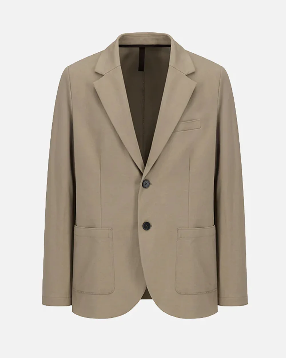 TRAVEL BLAZER COTTON JERSEY / TAUPE - Image 6