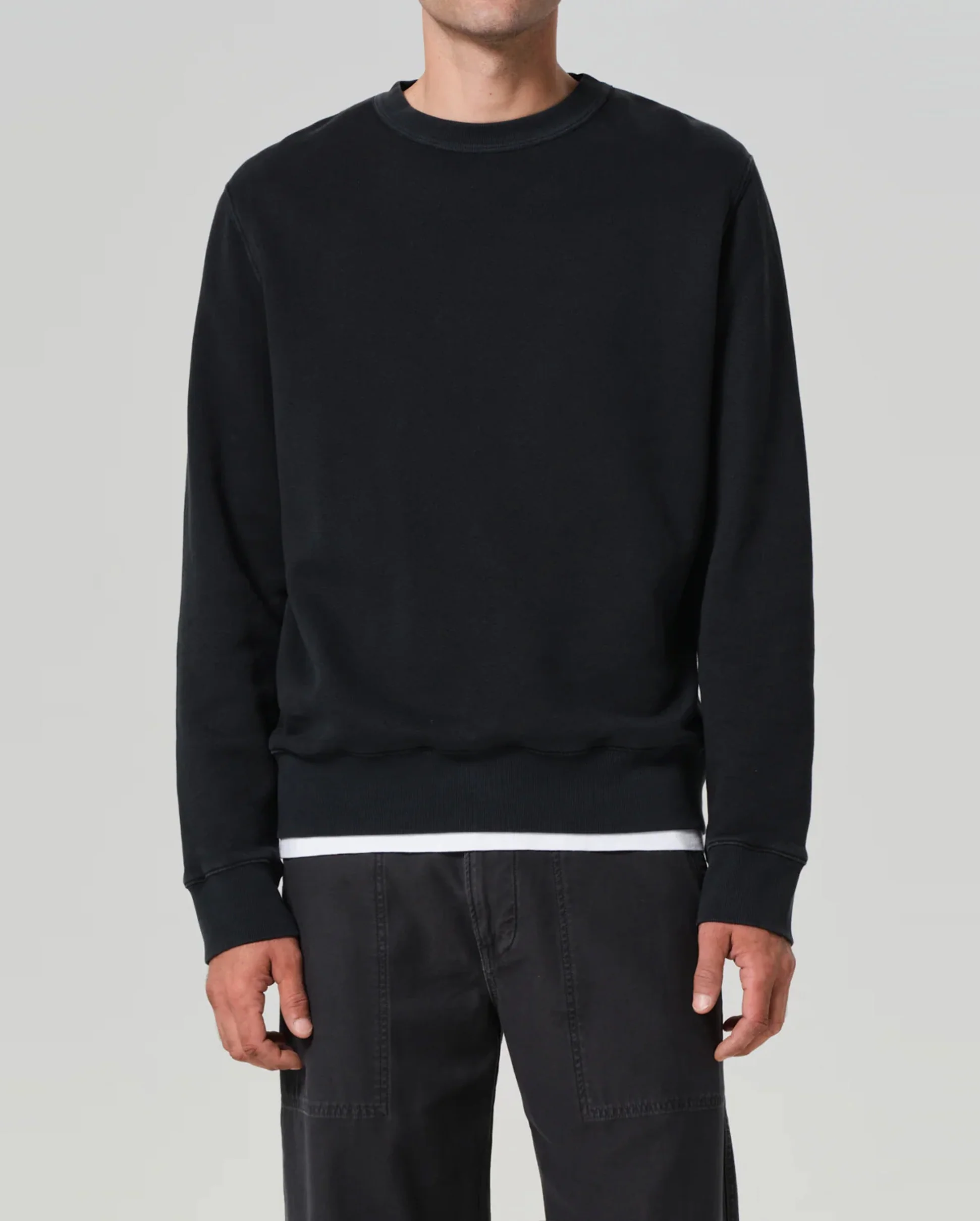 VINTAGE CREWNECK / WASHED BLACK
