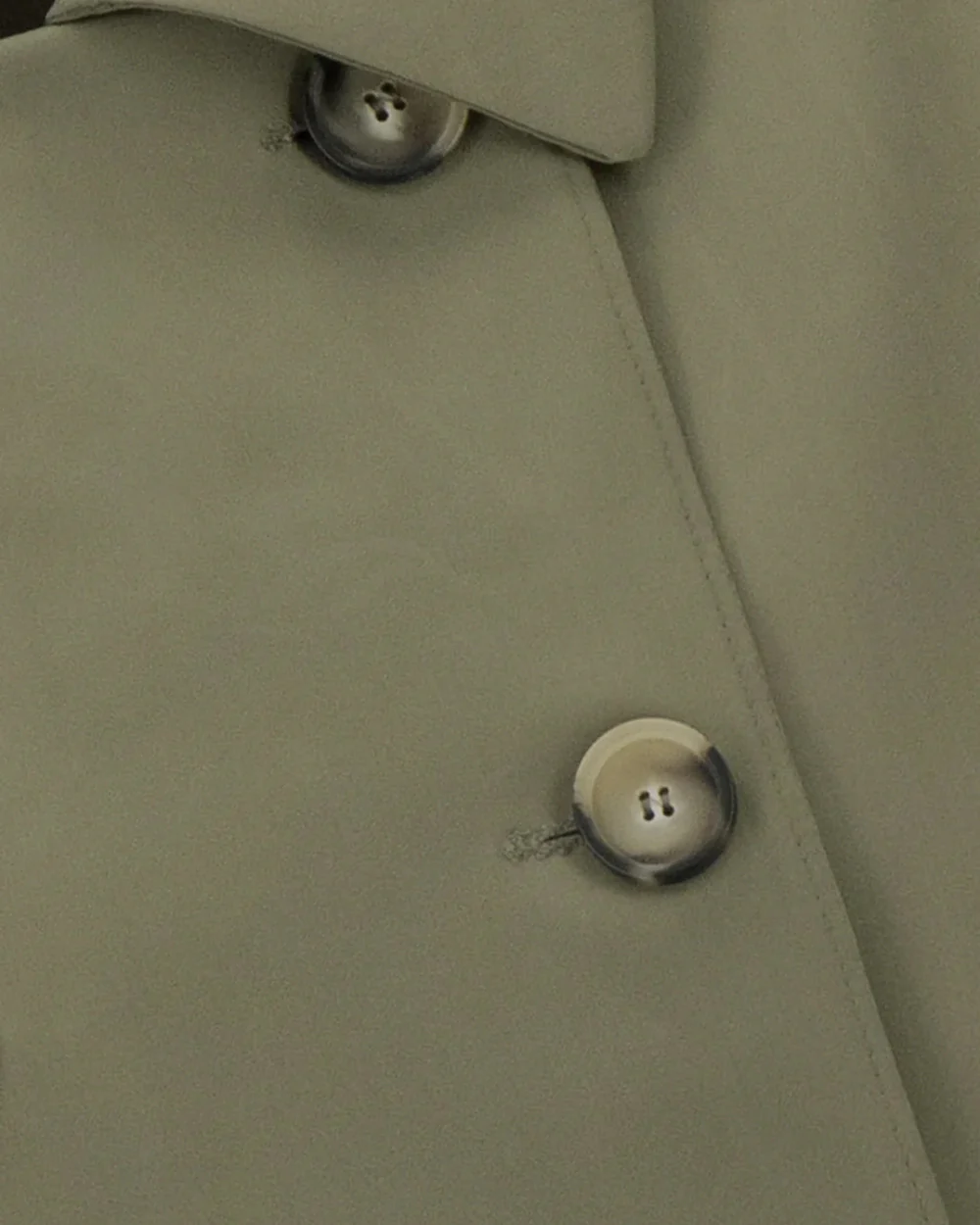 WOMEN CROPPED TRENCH LIGHT TECHNIC / HUNTING GREEN - Image 5
